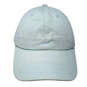 Ethos Slideback Baseball Hat Blue One Size Solid Blank Vent Holes
